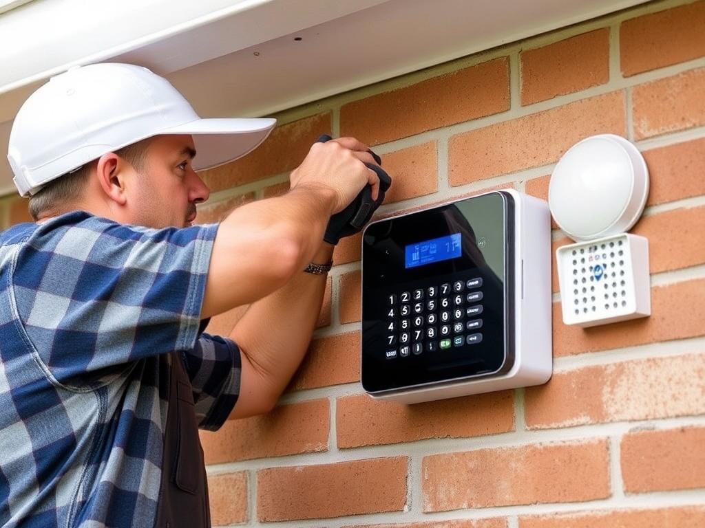 Installation of security alarm system Installation of security alarm systemфото